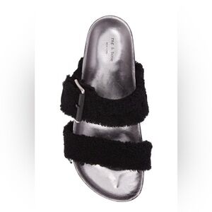 Rag& bone Evin Genuine Shearling Slide Sandal size 37